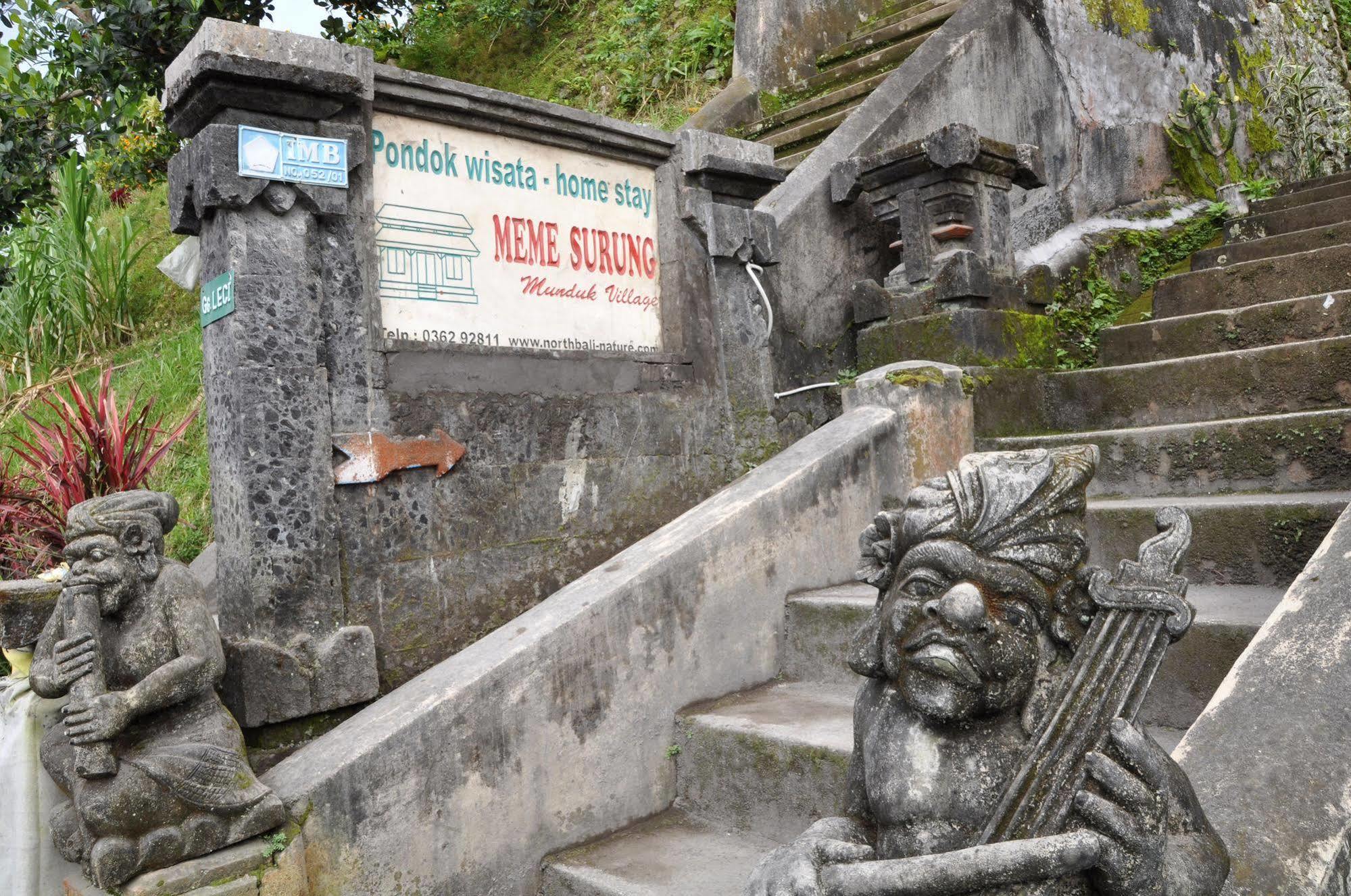 Meme Surung Guesthouse Munduk Exterior foto
